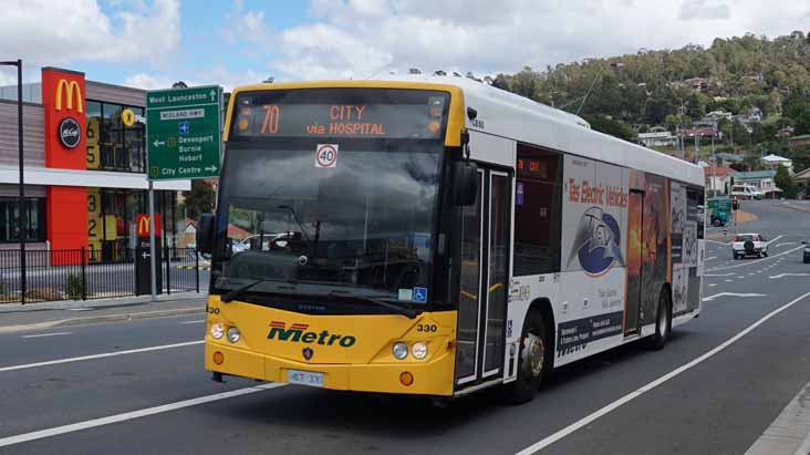 Metro Tasmania Scania K280UB Custom CB60 Evo II 330